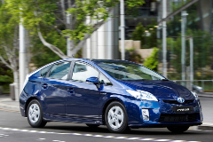 Blue Toyota Prius Minicab
